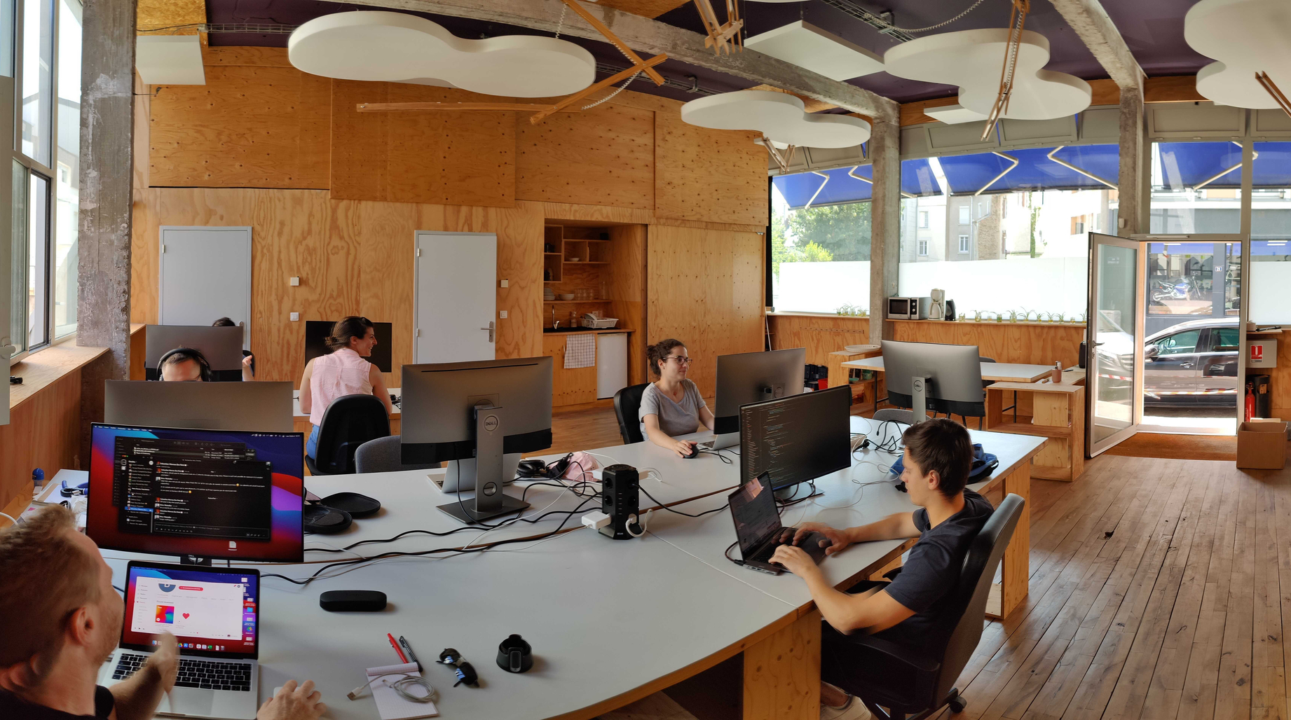 Our France office with team working