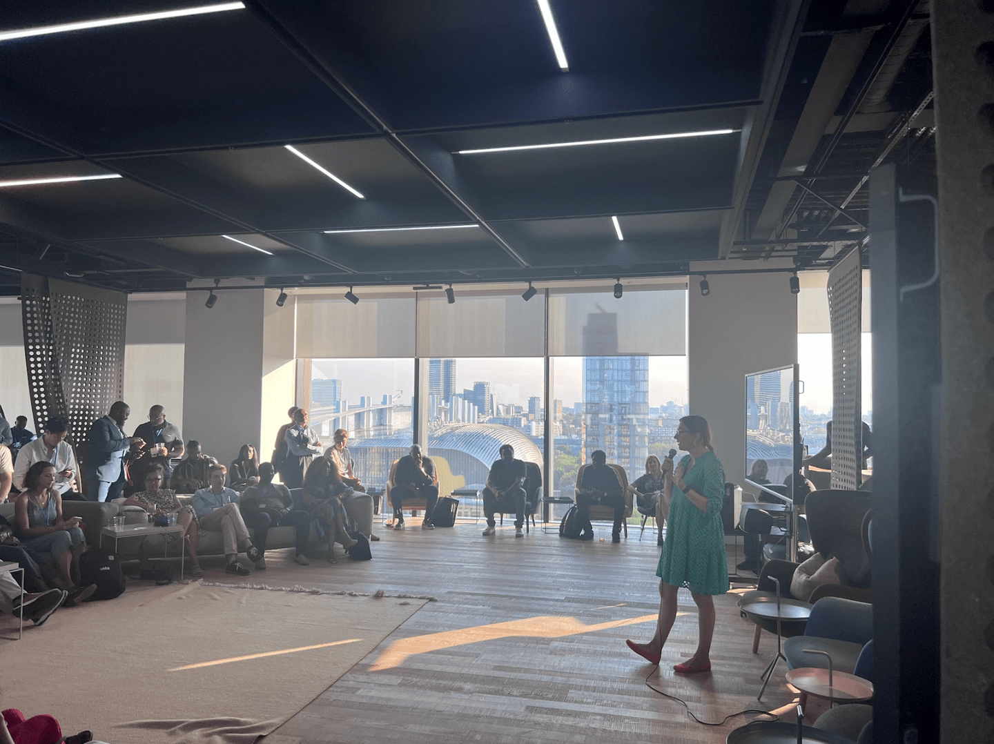 The VC event at LTW 2023 with a view of London