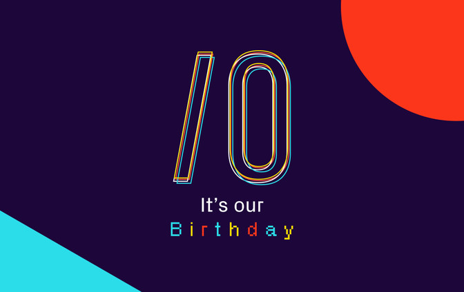 We celebrate our 10th anniversary 