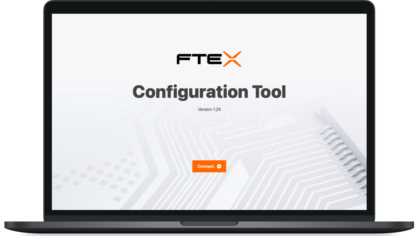 Example screen of FTEX Configurator